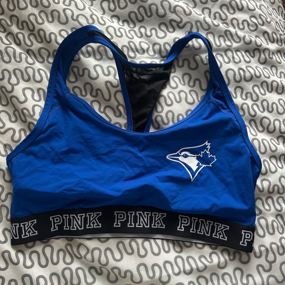 VS Pink MLB Toronto Blue Jays Ultimate sports bra top